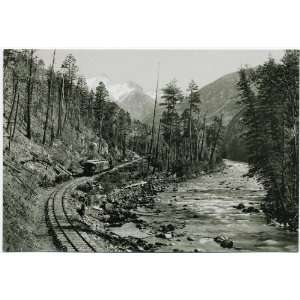   Needle Mountains from Rio las Animas Canyon. 1898 1904