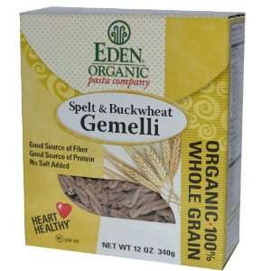 Organic Spelt & Buckwheat Gemelli, 12 oz (340 g)  Grocery 