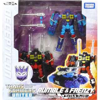 transformers united un 20 rumble frenzy figure size 5 8 inches package 