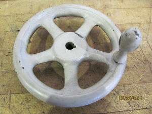 Vintage Industrial machine wheel 8 antique decor  