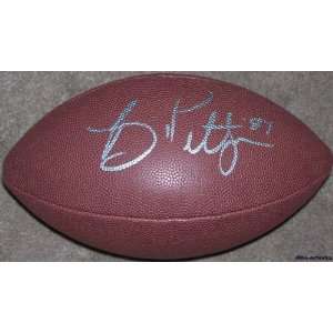 Brandon Pettigrew Autographed Football 