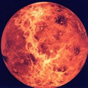 Overall of Venus Photographed by NASA Magellan Satellite Photographic 