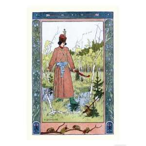   and Frog Giclee Poster Print by Ivan Bilibin, 42x56