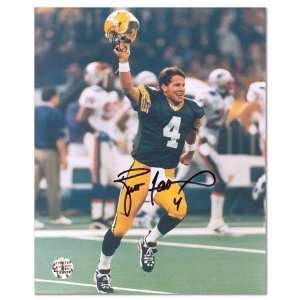  Brett Favre Green Bay Packers   Helmet In Air 