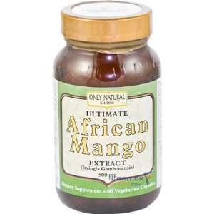  Only Natural Ultimate African Mango Extract, 60 Veggie Cap 
