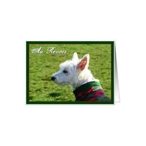  Au Revoir West Highland White Terrier Card Health 
