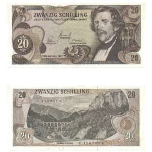  Austria 1967 (1968) 20 Schilling, Pick 142a Everything 