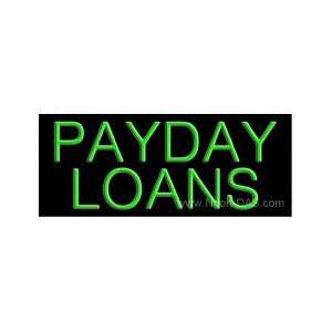 Payday Loans Outdoor Neon Sign 13 x 32