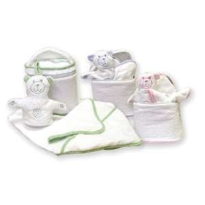  Trend Lab 10000X Terry Velour Bath Bag Set with Gingham 