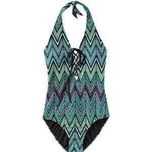    Old Navy Womens Printed String Tie Swimsuit 