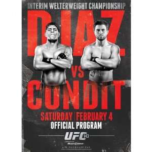  UFC 143 Diaz vs. Condit Program 