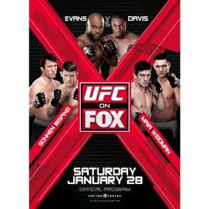  UFC on Fox Evans vs. Davis Program