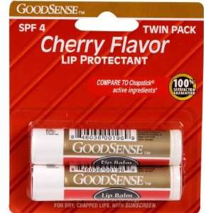  Good Sense Lip Moisturizer Spf 4 Twin Pack Cherry Case 
