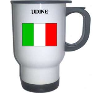  Italy (Italia)   UDINE White Stainless Steel Mug 