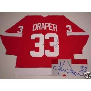 Kris Draper Autographed Jersey   08cup Patch