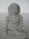Stone Buddha ~ 2 very small art figure, Earth Touching