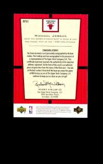 1999 UD MJs Final Floor Finals MVP Michael Jordan #FF11 FLOOR AUTO 1/1 