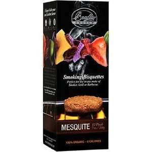  Bradley Smoker BTMQ12 Mesquite Flavor Bisquettes, 12 Pack 