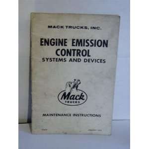   control systems & devices maintenance instructions Mack Trucks Books