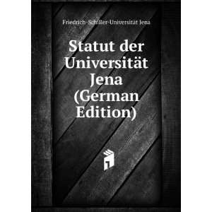   Edition) Friedrich Schiller UniversitÃ¤t Jena  Books