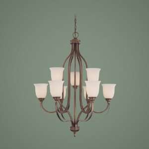 Blakemore Collection 9 Light 42 Loft Bronze Painted Chandelier with 