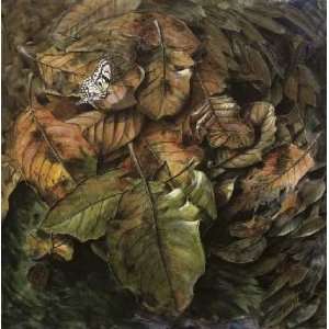  A Tumble of Leaves, Cornwall by Charles Summers 10.00X10 