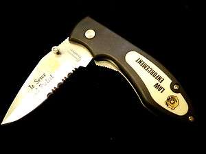 Police/Law Enforcement Barracuda Folding Pocket Knife By 