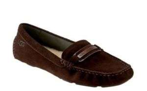 NIB UGG Roam Slippers Moccasins Shoes 5 5.5 Chocolate  
