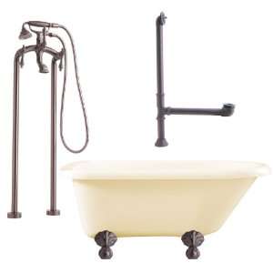 Giagni LA2 ORB B Bisque with Oil Rubbed Bronze Augusta 54 Roll Top 