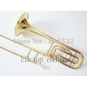  high grade bb tenor trigger trombone horn new in case 