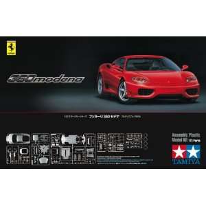   360 Modena Sports Car (Molded in Red) 1/24 Tamiya Toys & Games