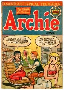 Archie Comics 47 Archie and his Girls on Cover AUSTRALIAN COPY  