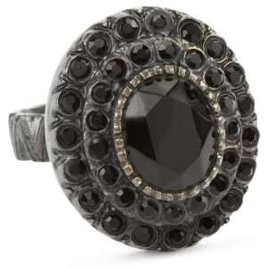  Azaara Crystal Dark Velvet Ring, Size 7 Jewelry