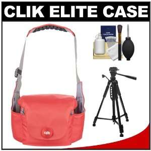 Camera Case   Medium (Ruby) with Tripod Kit for Canon EOS 7D, 5D Mark 