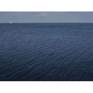  A Wide and Empty Blue Ocean is Punctuated by a Single Tiny 