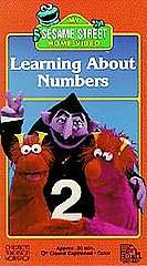 Sesame Street   Learning About Numbers VHS, 1996 074645127538  