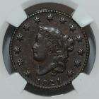 1821 Large Cent NGC XF 45 BROWN  