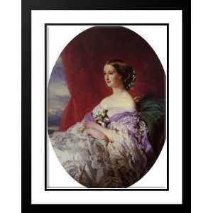 The Empress Eugenie 25x29 Framed and Double Matted Art 