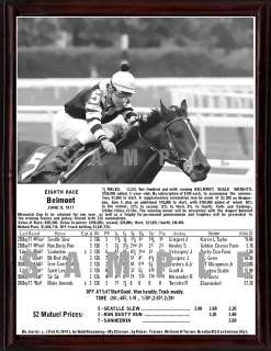 Seattle Slew Triple Crown Series in BW with Sports Illustrated June 