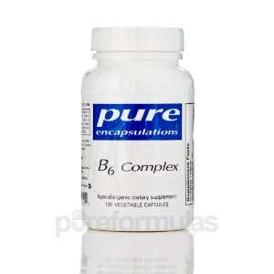  Pure Encapsulations B6 Complex 120 Vegetable Capsules 