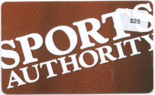 Sports Authority $25 Gift Card   