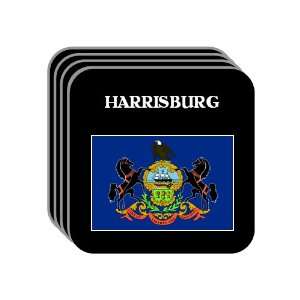 US State Flag   HARRISBURG, Pennsylvania (PA) Set of 4 Mini Mousepad 