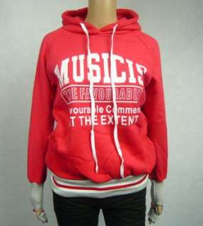 D292 Womens Personality Thicken Hoody 8 10 Special Cuff  