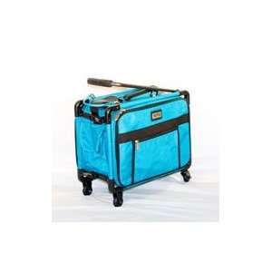  17 Tutto Small Carry On Luggage on Wheels   TURQUOISE 