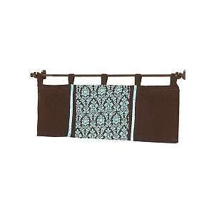    Turquoise and Brown Bella Window Valance by JoJo Designs Baby