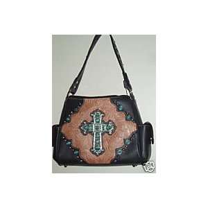  Turquoise Cross Western Horse Purse