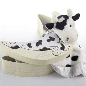    Baby Aspen Cow Jumped Over The Moon Buddy Blanket w/Gift Box Baby