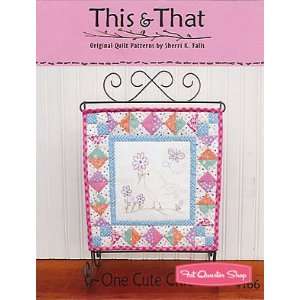  One Cute Chick Picture Quilt Pattern   This & That Little 