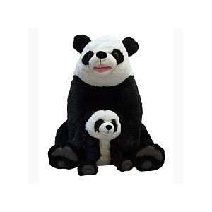 Planet Earth Mom & Baby Plush   Panda Toys & Games