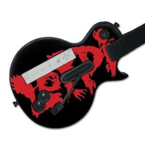   MS LORD10027 Guitar Hero Les Paul  Wii  Lordi  Logo Skin Video Games